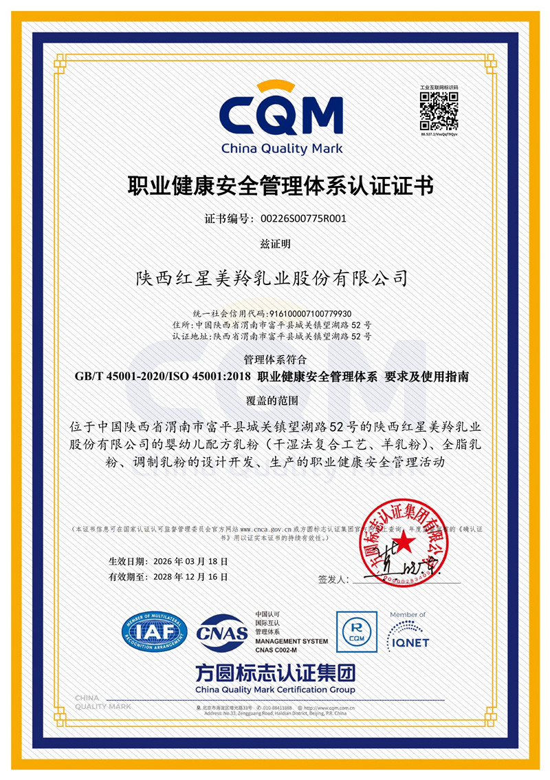 442219cc582839b39b8145831c8190d3 职业健康安全治理系统证书